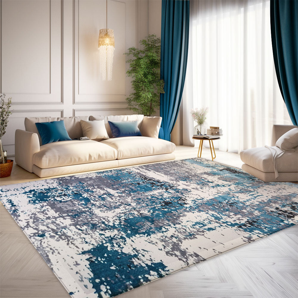 Covor Milano Vegas Crem Turcoaz
