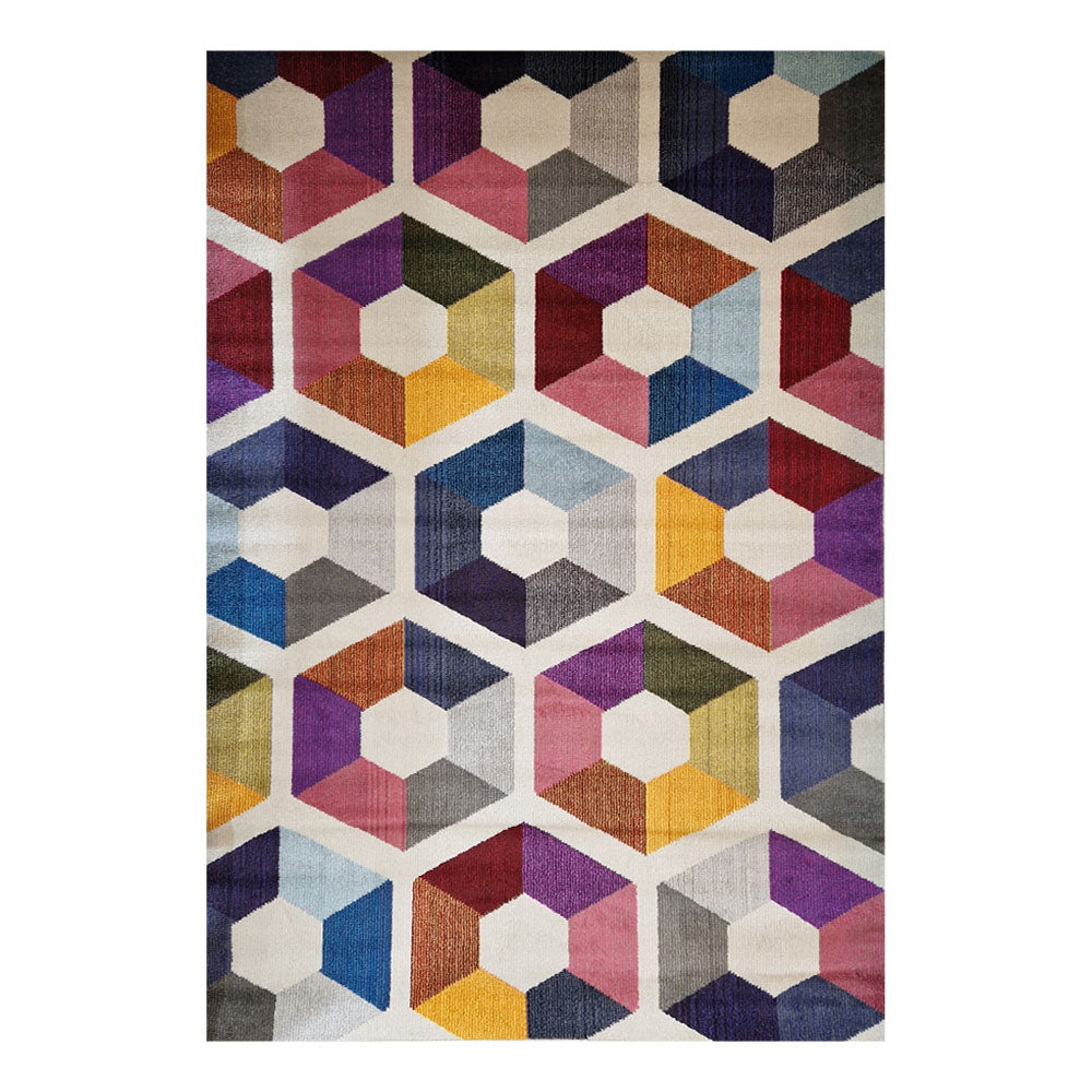 Covor Casablanca Multicolor Hexagon I 67A