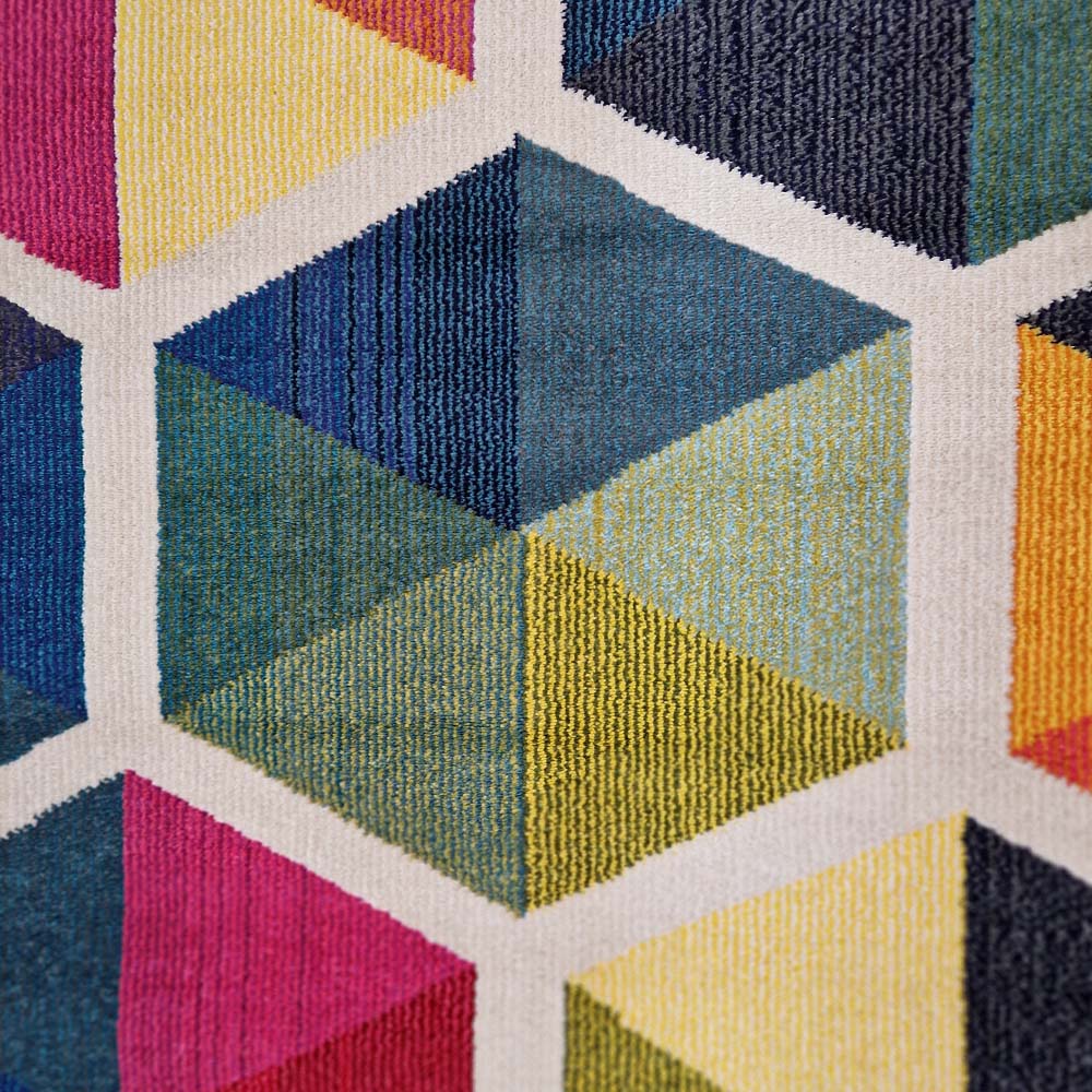 Covor Casablanca Multicolor Hexagon II 66A
