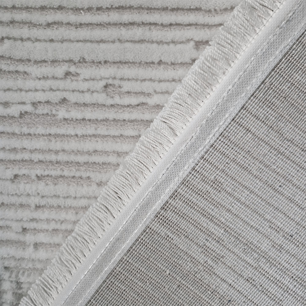 Covor Porto Modern Crem Gri Deschis Geometric