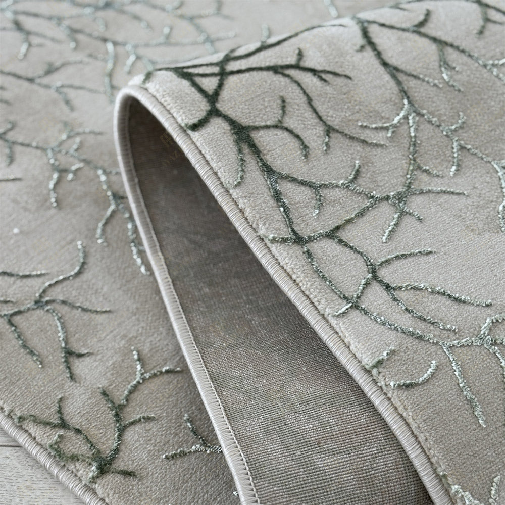 Traversa Elif Silky Soft Pearly Crem Verde