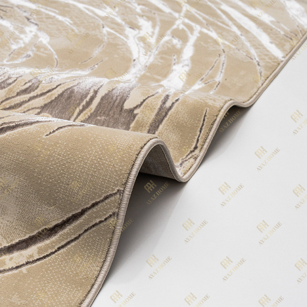 Covor Elif Silky Soft Wave Crem Bej