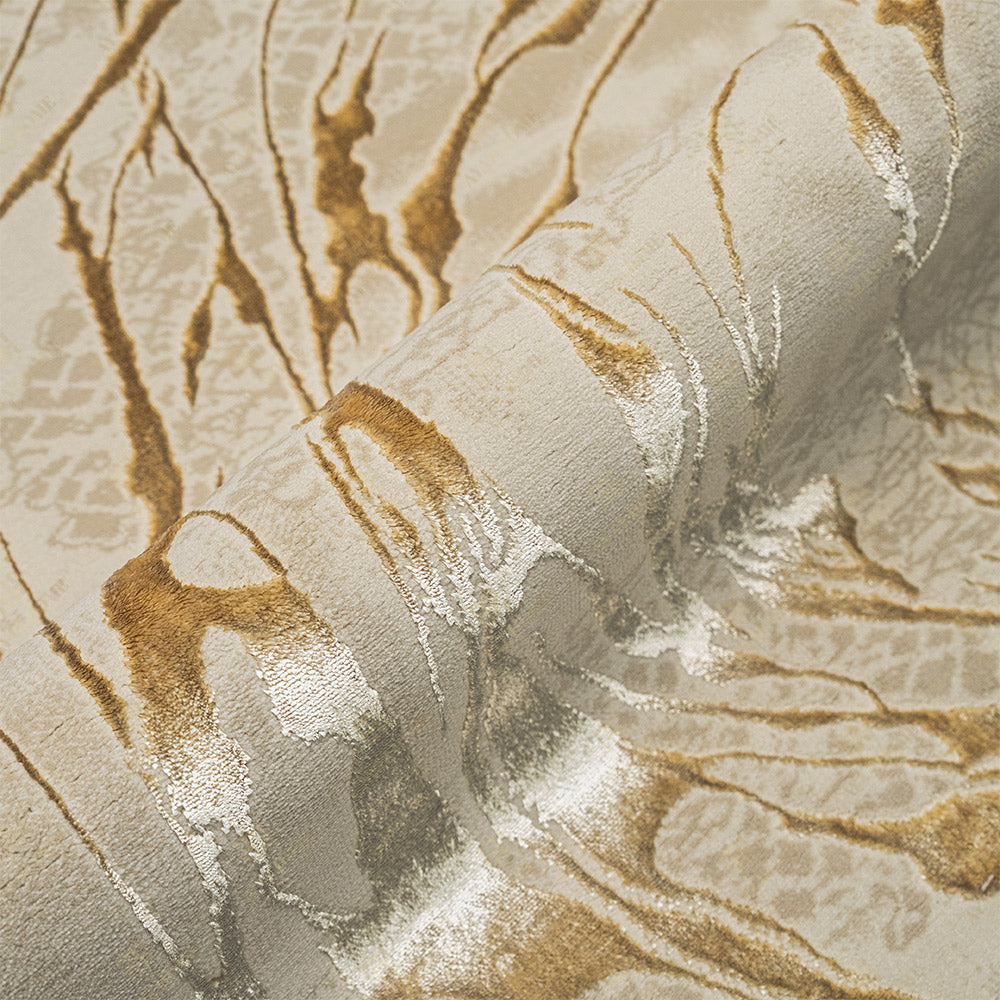 Covor Elif Silky Soft Wave Crem Gold