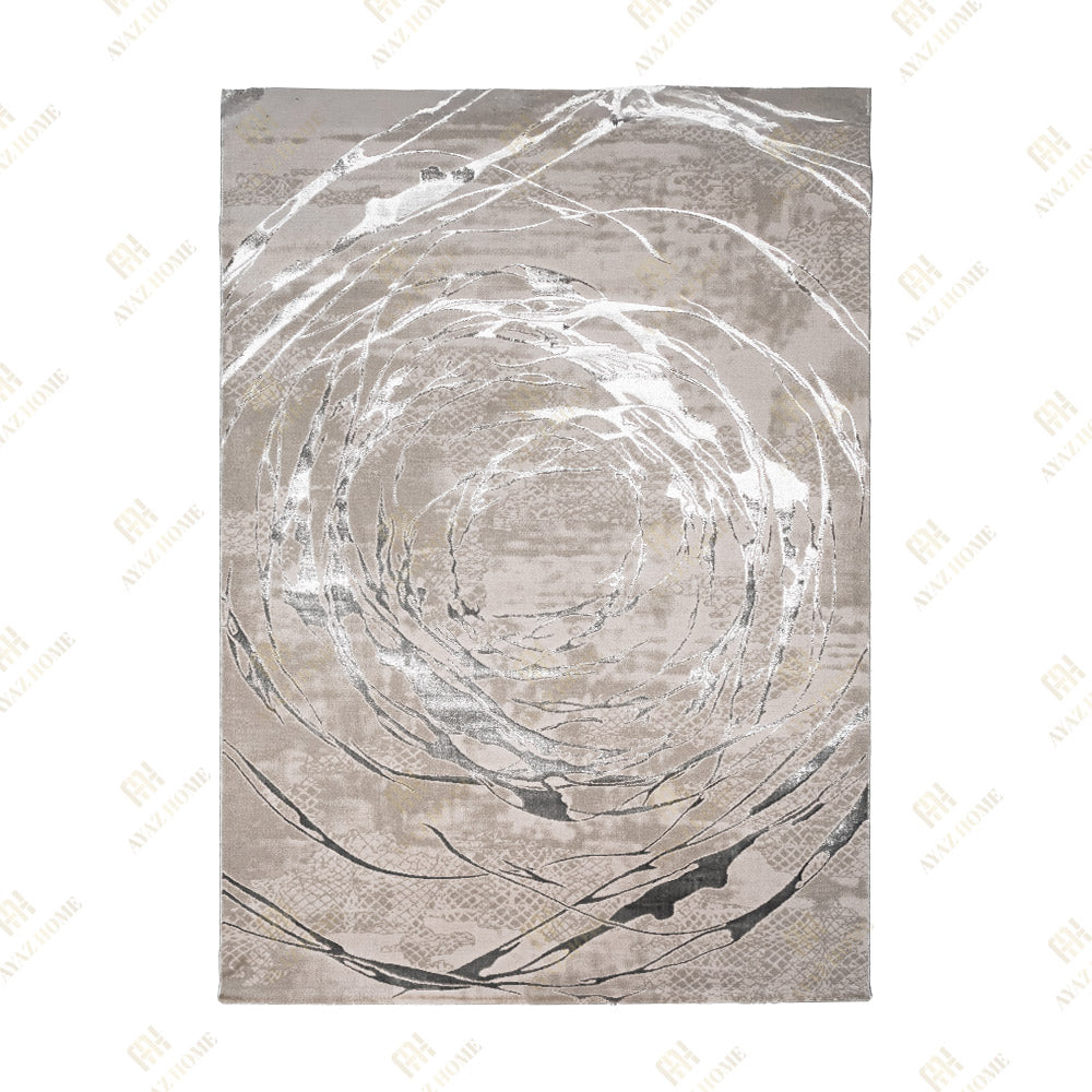 Covor Elif Silky Soft Wave Gri Deschis