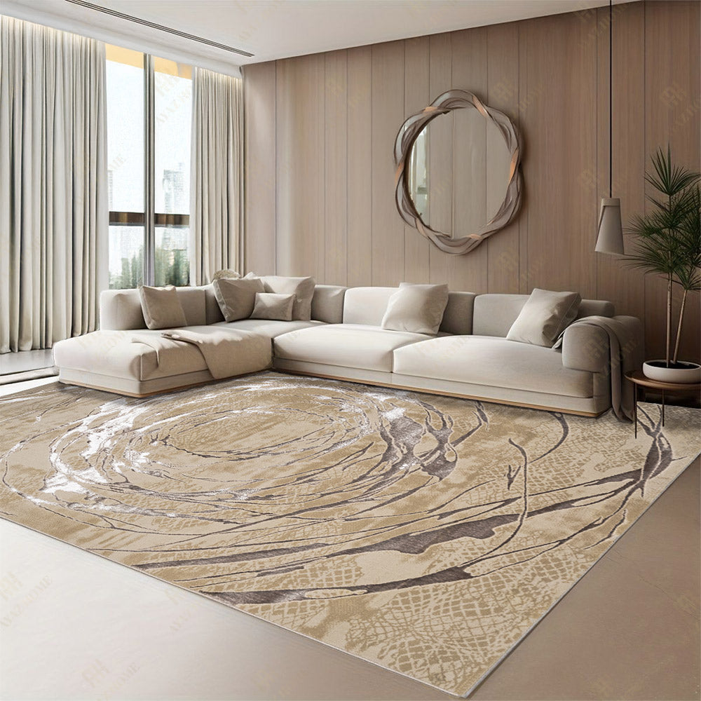 Covor Elif Silky Soft Wave Crem Bej