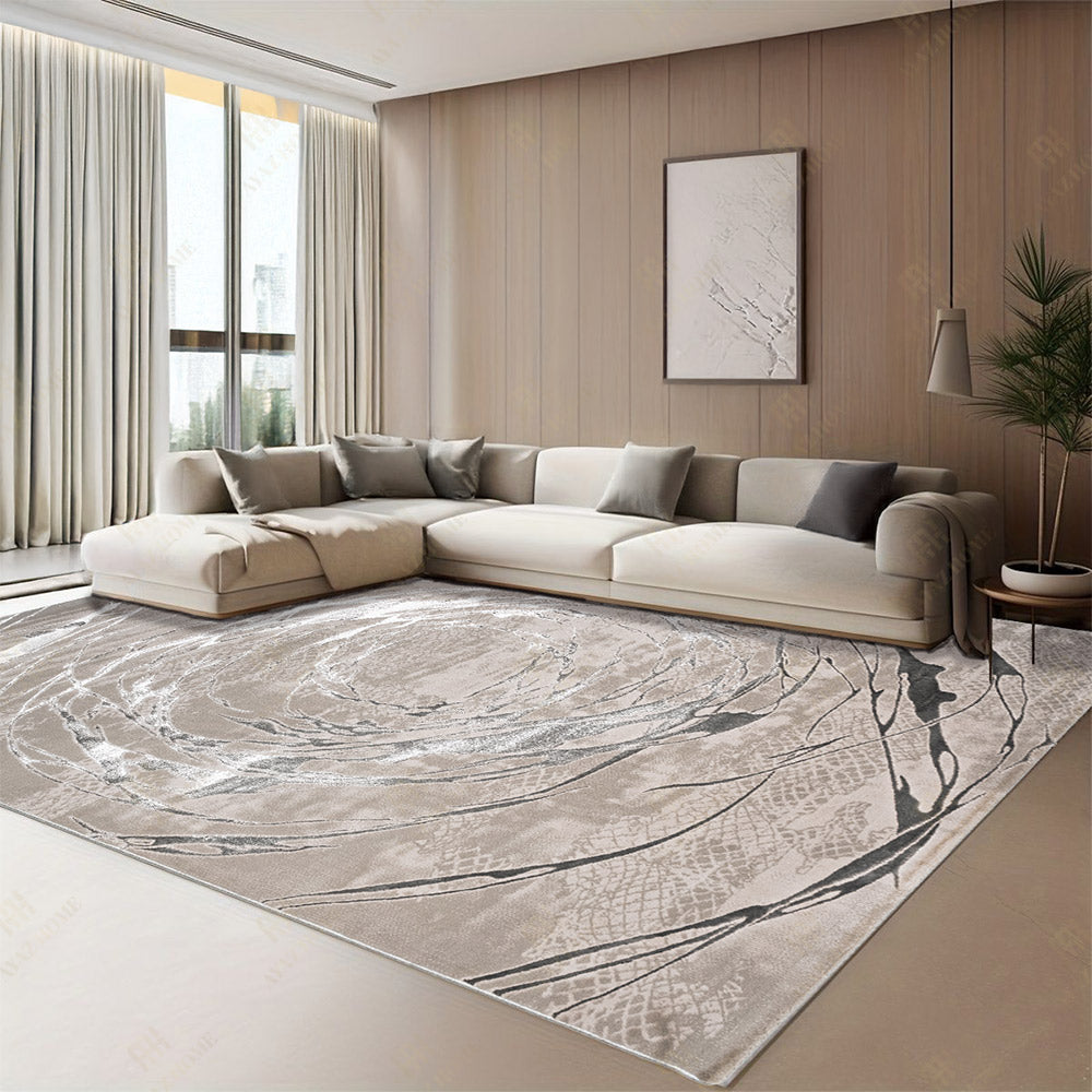 Covor Elif Silky Soft Wave Gri Deschis