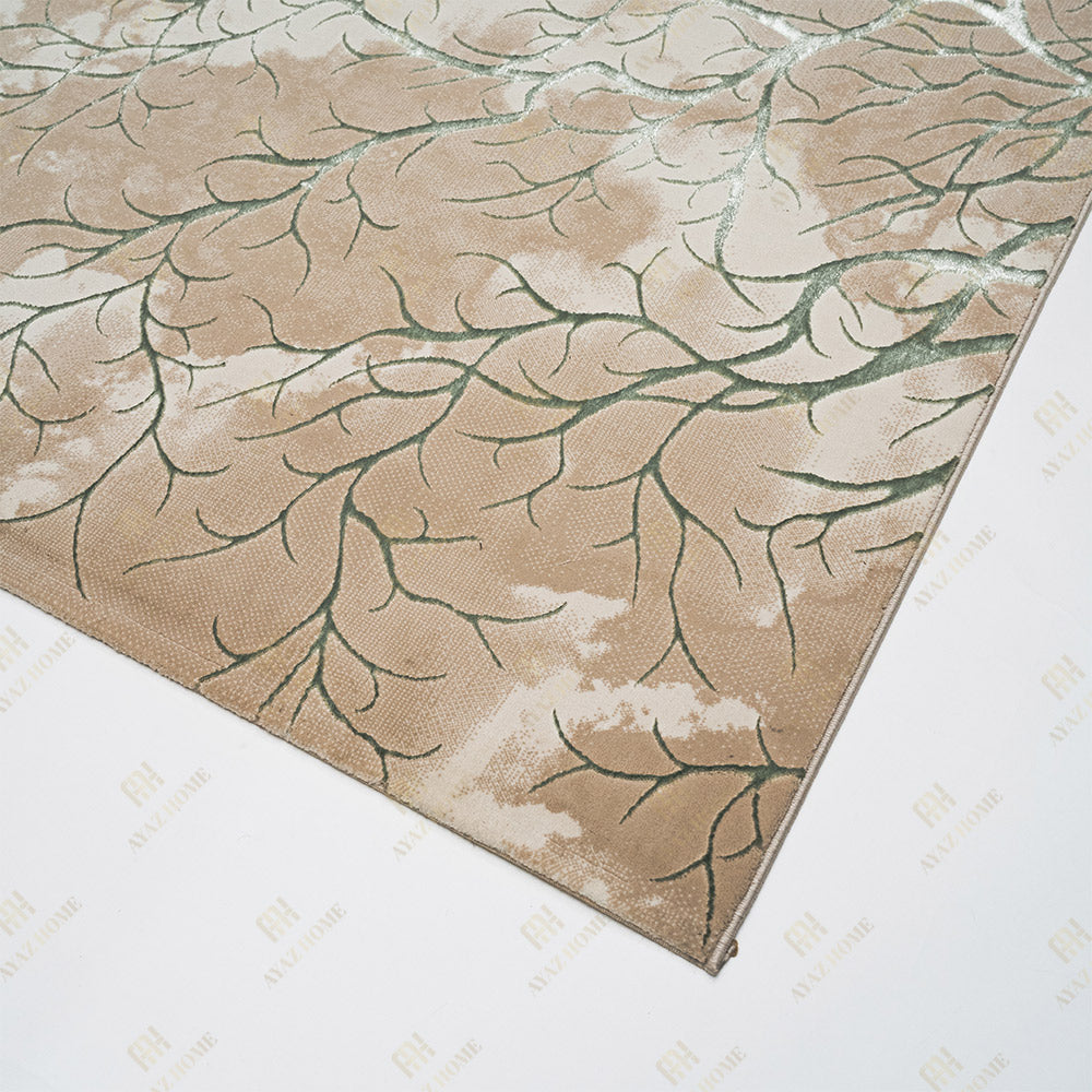 Covor Elif Silky Soft Pearly Crem Verde