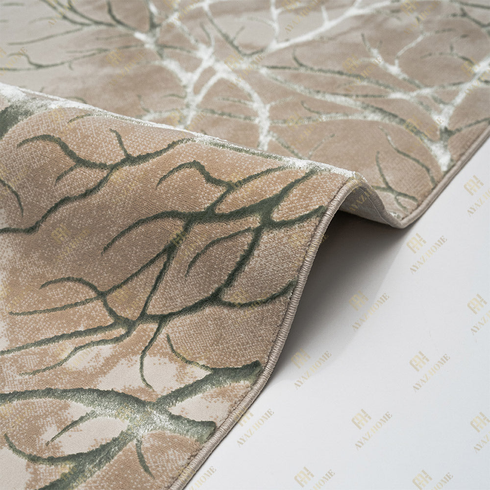 Covor Elif Silky Soft Pearly Crem Verde