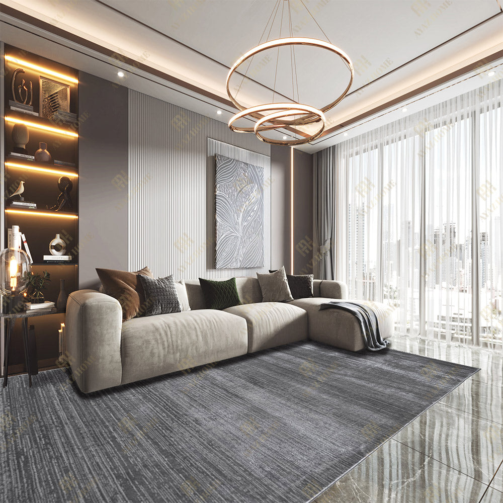 Covor Hera Lux Modern Gri Linii