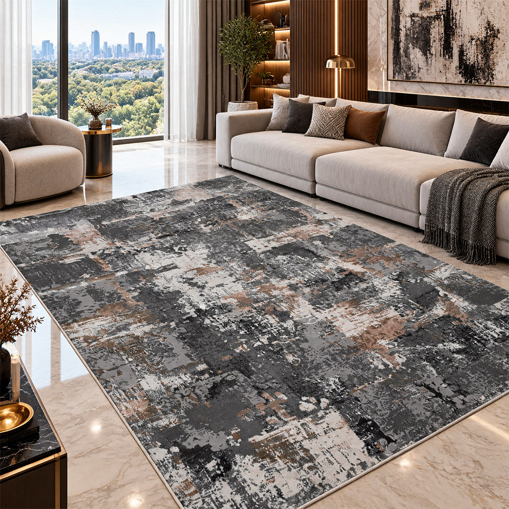 Covor Hera Lux Modern Bej Gri