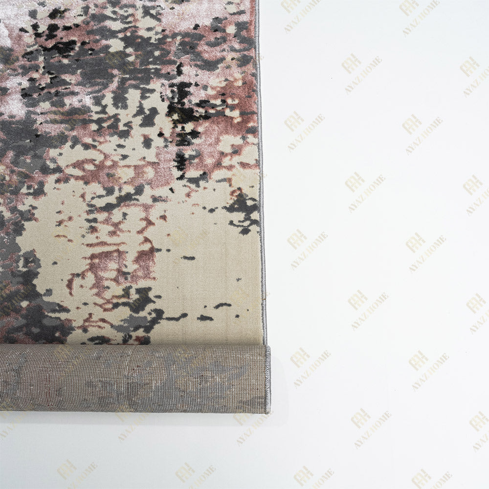 Covor Milano Modern Crem Roz Somon
