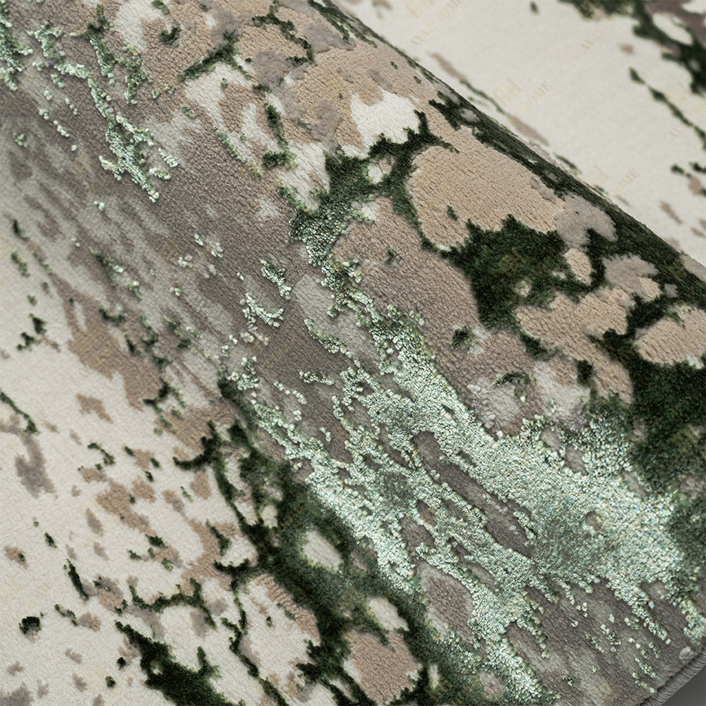 Covor Milano Modern Crem Verde