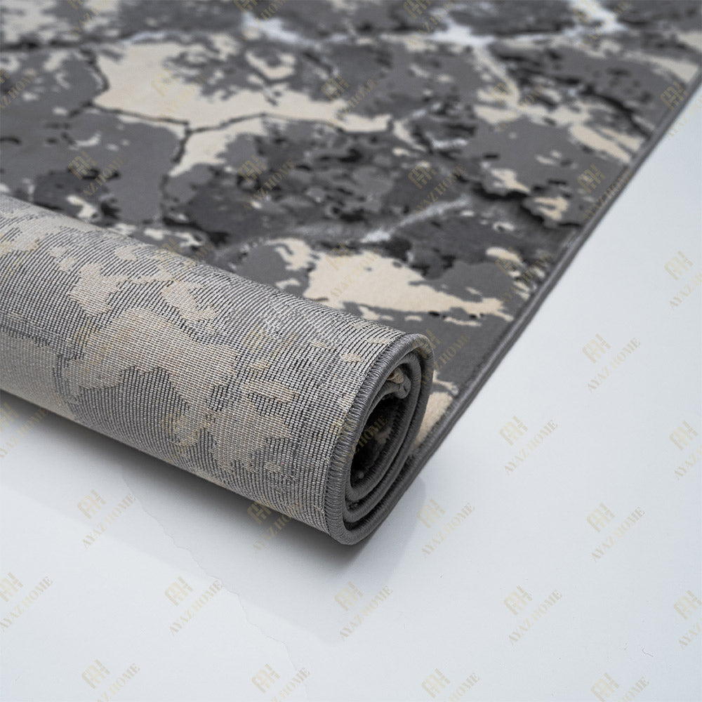 Covor Milano Bedrock Crem Gri