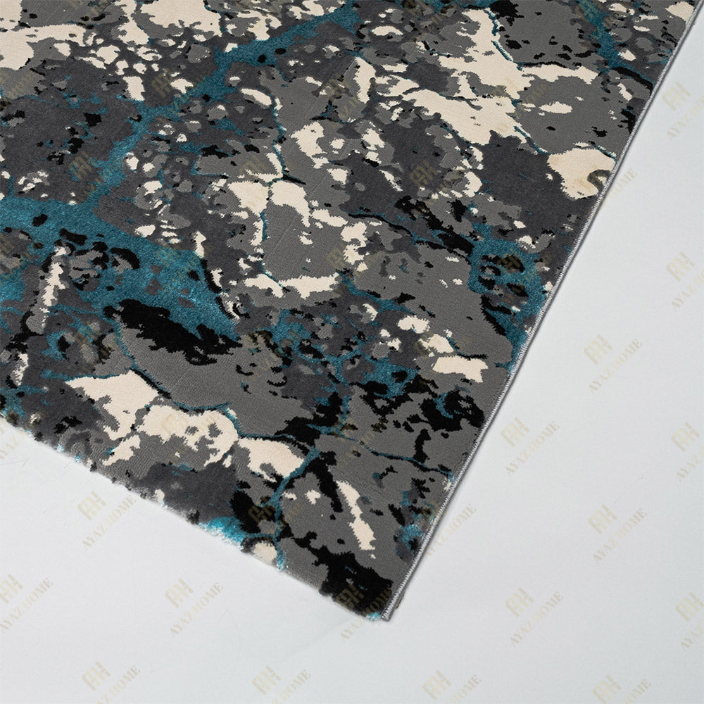 Covor Milano Bedrock Crem Turquaz