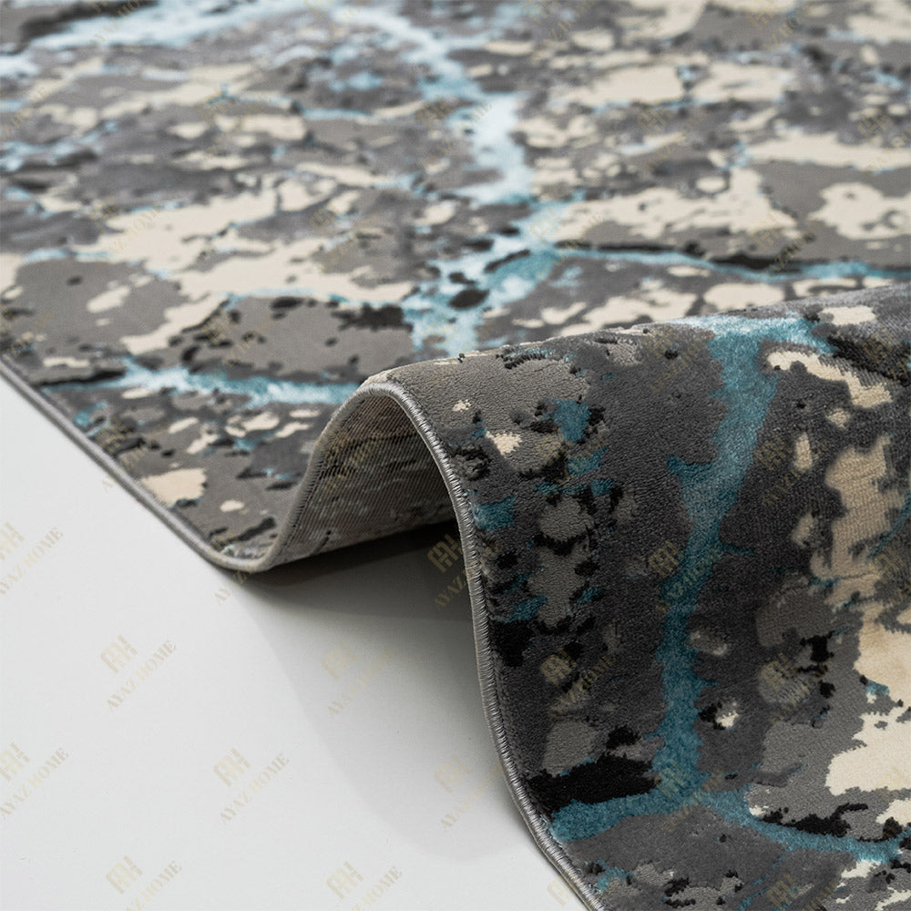 Covor Milano Bedrock Crem Turquaz