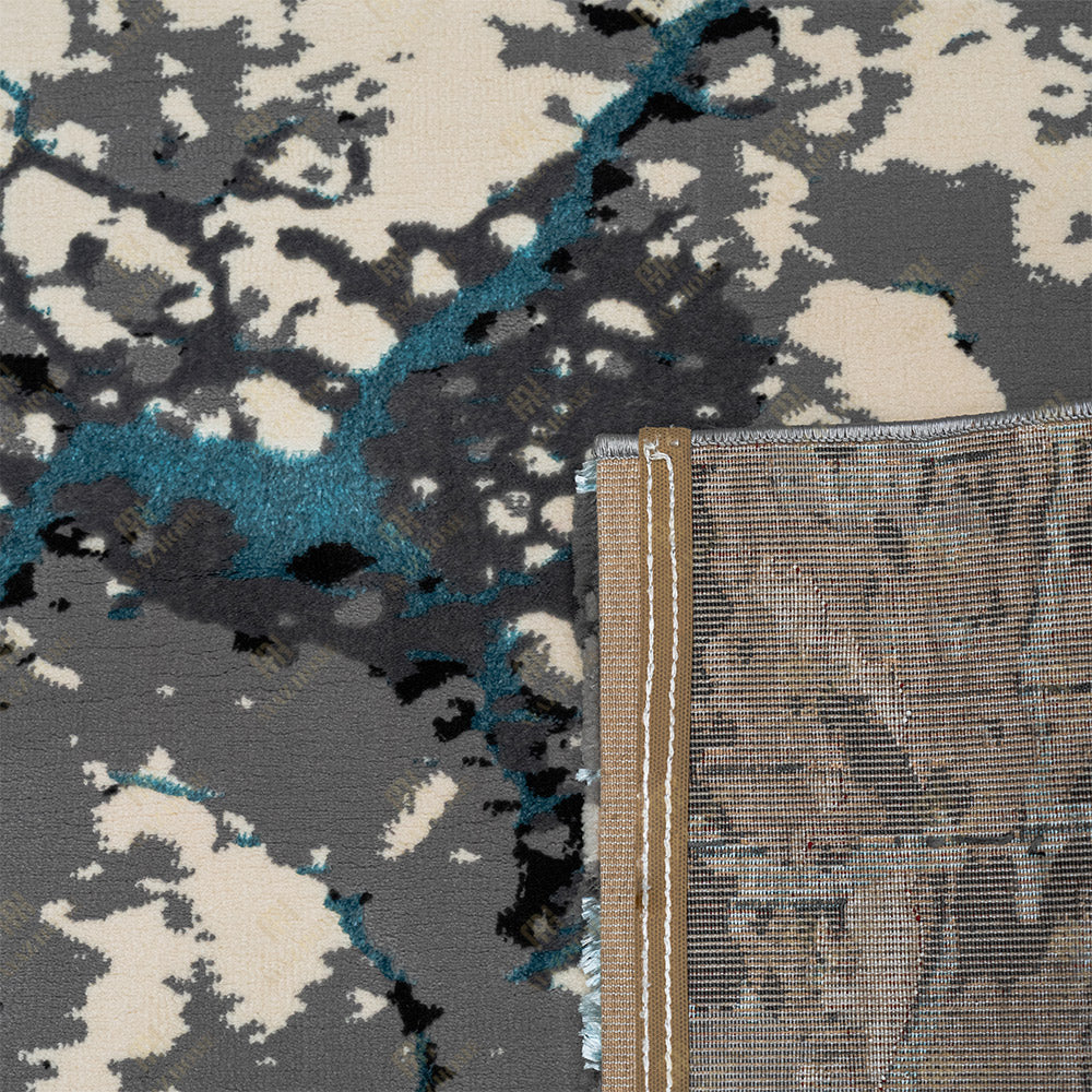 Covor Milano Bedrock Crem Turquaz