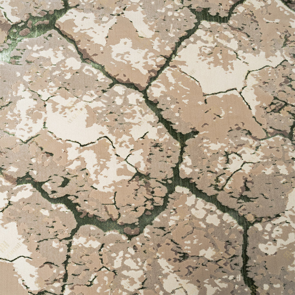 Covor Milano Bedrock Crem Verde