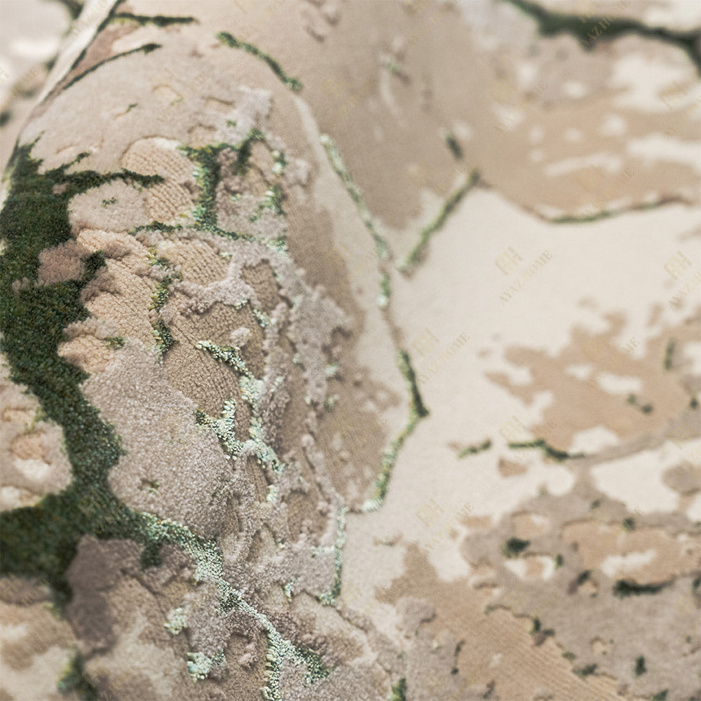 Covor Milano Bedrock Crem Verde