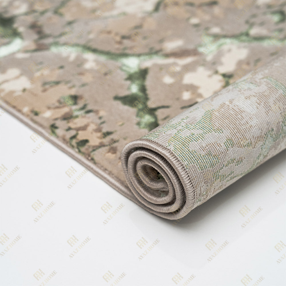 Covor Milano Bedrock Crem Verde