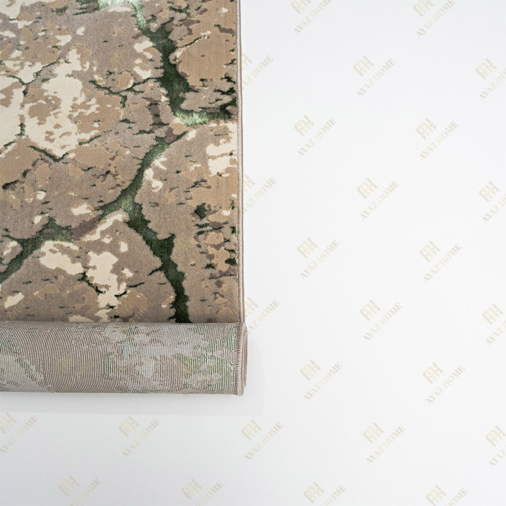 Covor Milano Bedrock Crem Verde