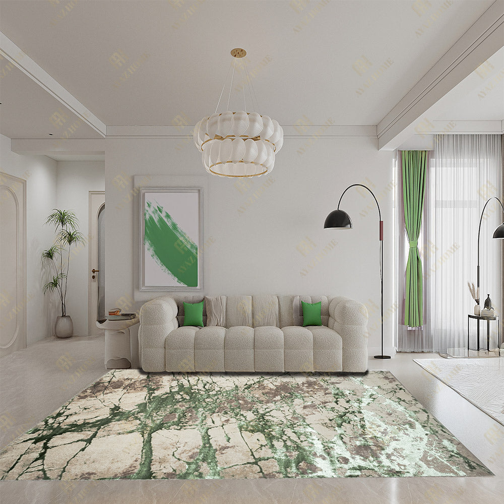 Covor Milano Sandstorm Crem Verde