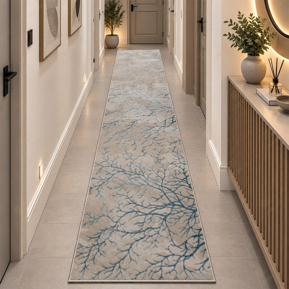 Traversa Elif Silky Soft Pearly Crem Turcoaz