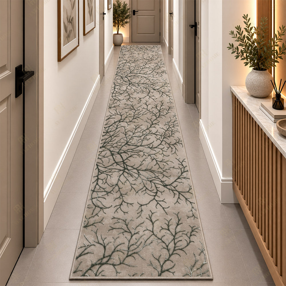 Traversa Elif Silky Soft Pearly Crem Verde