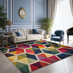 Încarcă imaginea în vizualizatorul de galerie, Covor Casablanca Multicolor Hexagon II 66A.
