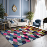 Încarcă imaginea în vizualizatorul de galerie, Covor Casablanca Multicolor Geometric II 63A.
