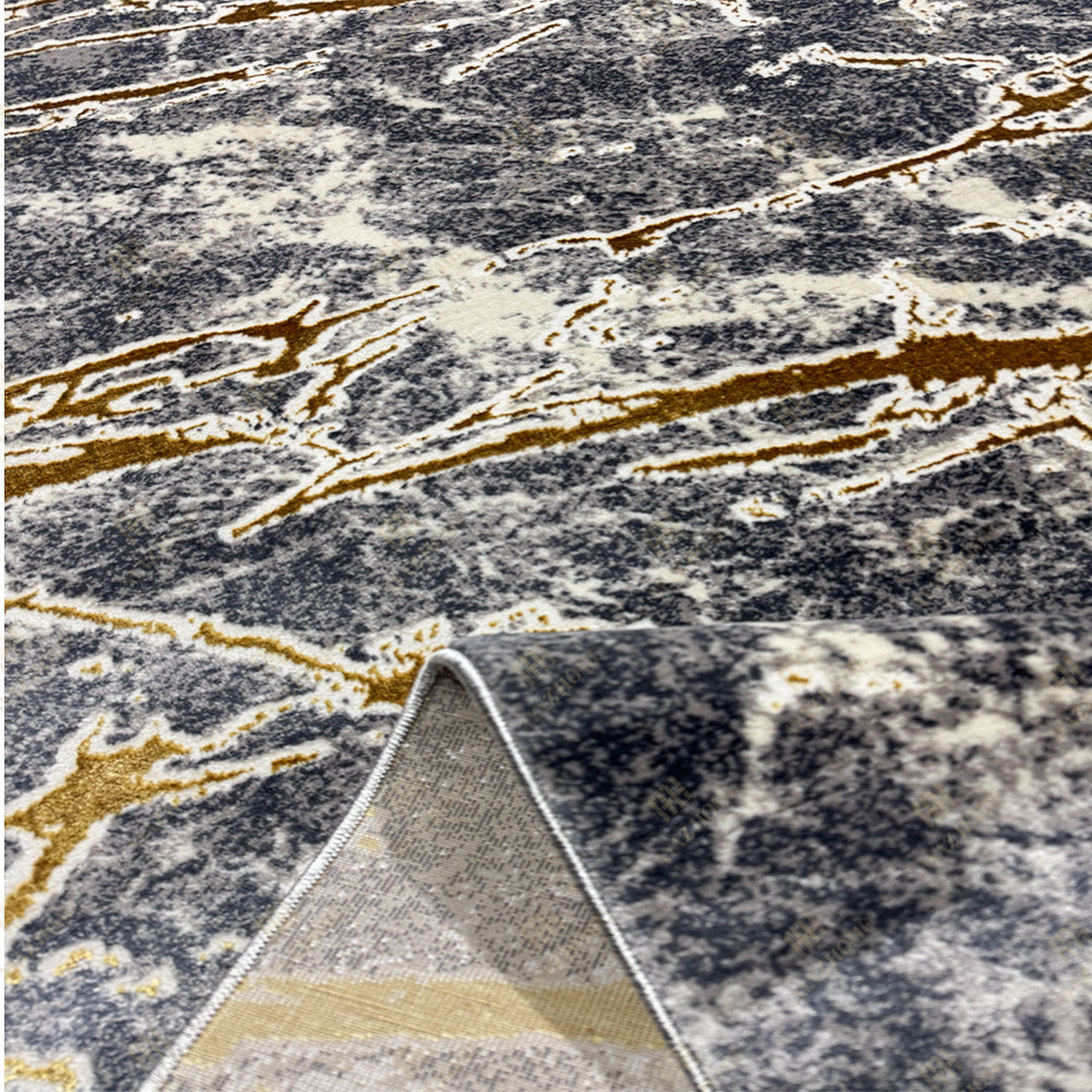 Covor Marble Elegance Gri/ Gold 0853A