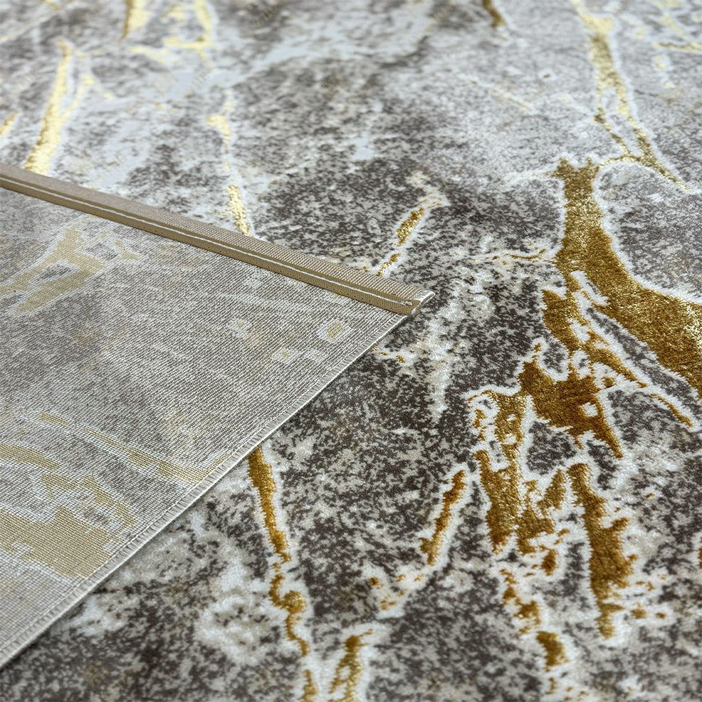 Covor Marble Gri/ Gold 0853A